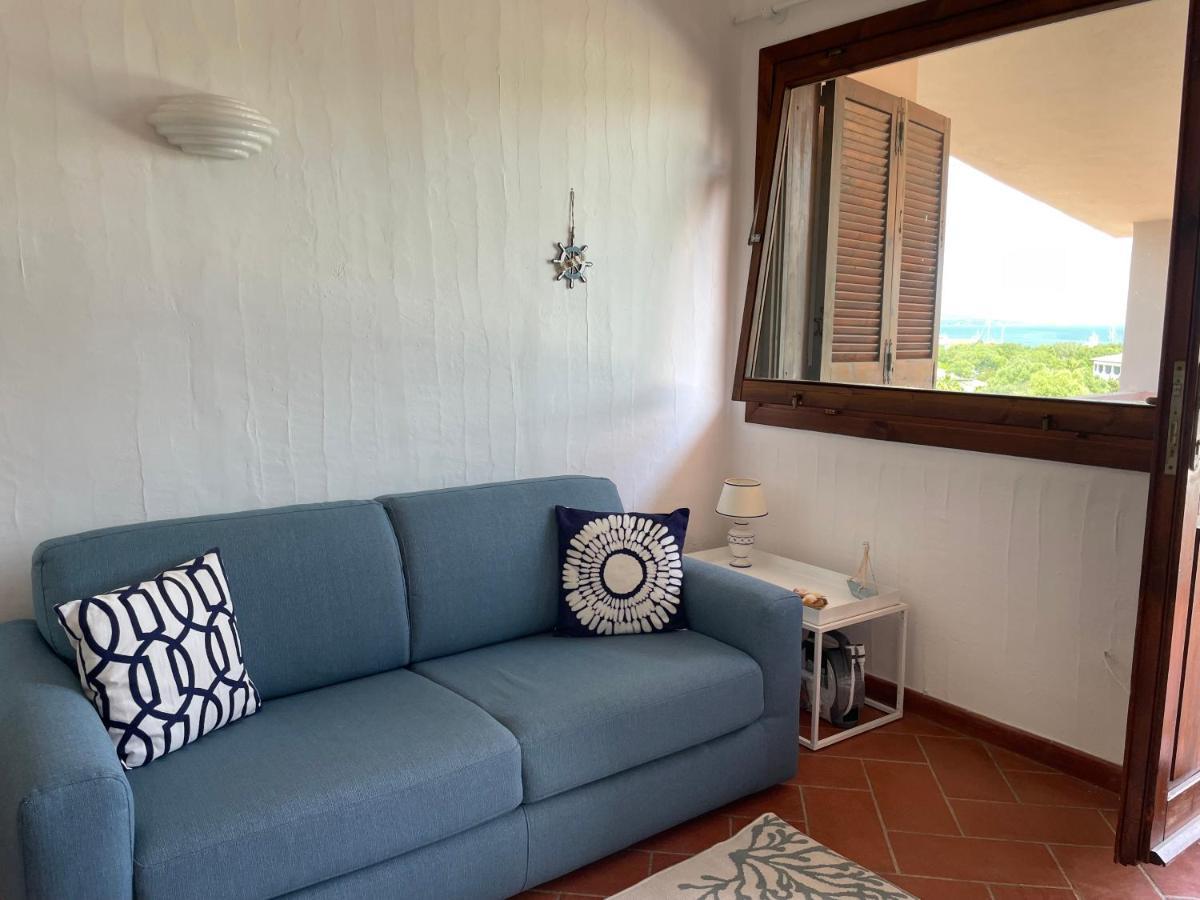 Splendida Vista Mare Zona Centrale Porto Rotondo Posto Auto Privato Zewnętrze zdjęcie